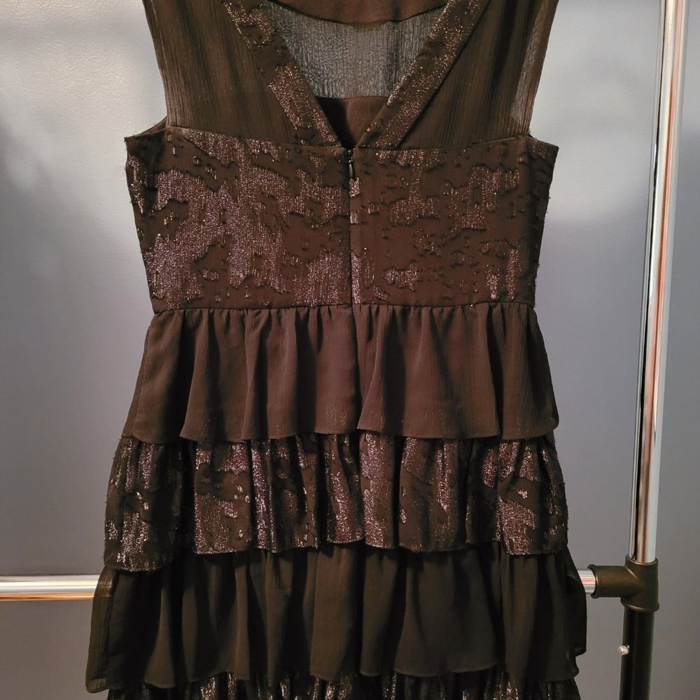 Max and Cleo. Shimmery Black Dress. Size 8. - Picture 6 of 7